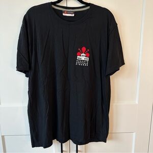 Florence Central Market Black Graphic T-Shirt, size XXL